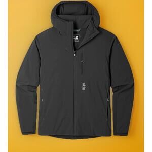 $269 Stio Fernos Insulated Outerwear Hooded Jacket Abyss Black Men's Size XXL